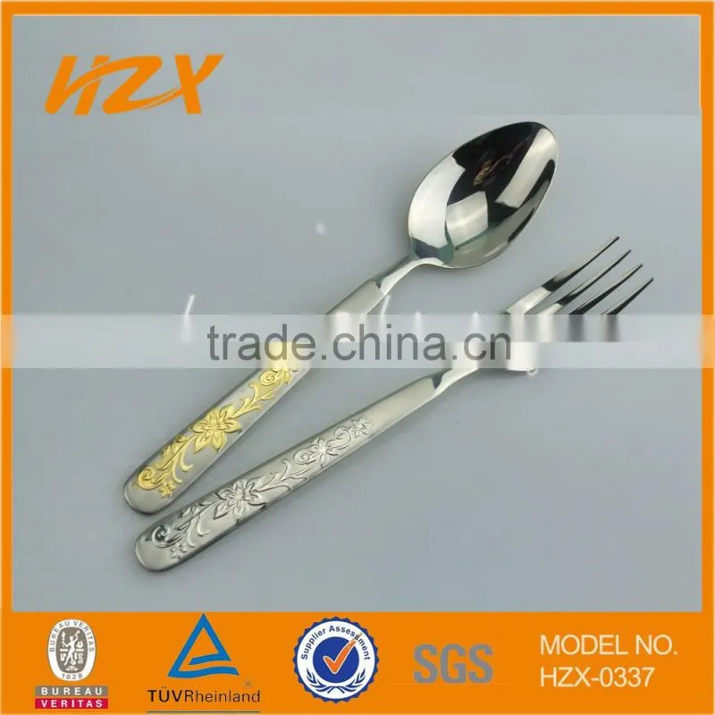 new design 72pcs stainless steel cutlery set flatware set dinnerware set with leather case wooden case