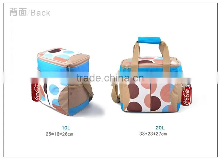 PU leather cooler bag