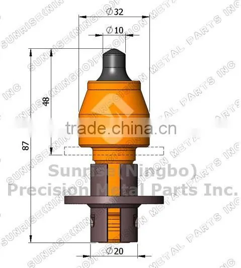 RP24 Pavement road planning pick asphalt bits soil stabilizer build road cutting tools