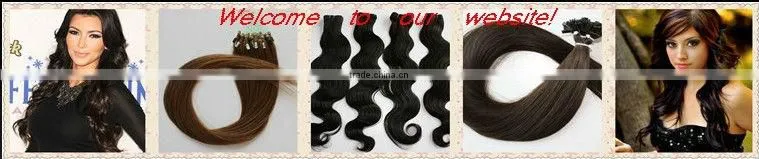 Wholesale beautiful brazilian clip in curly hair extensions 20inch for black women