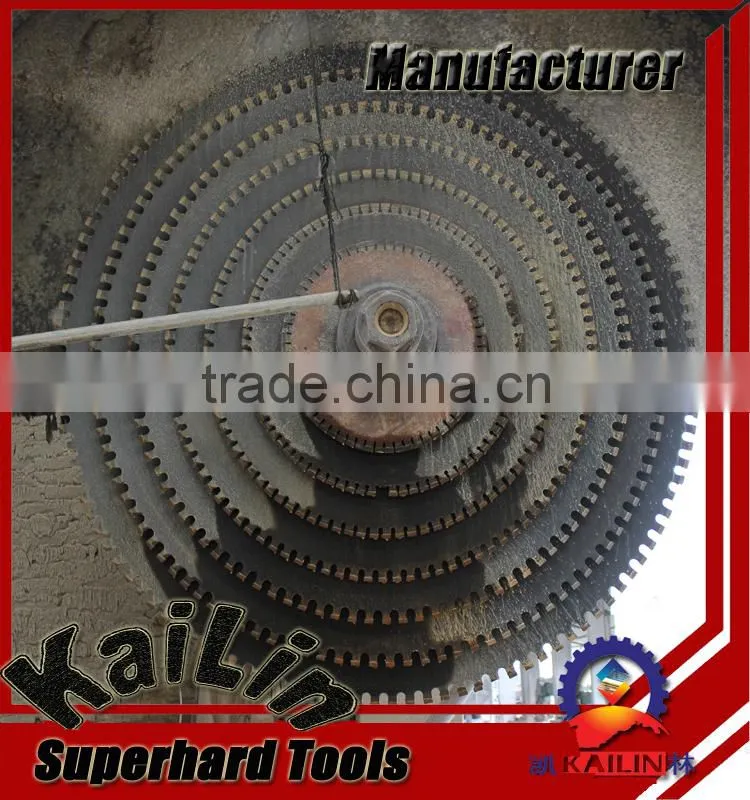 Hot sales Iran market segment for granite multi blade cutting