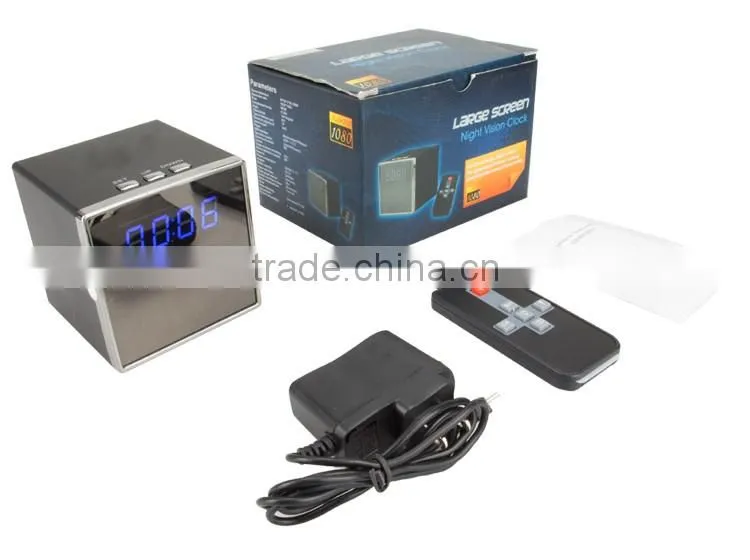 Vitevision Desk Clock Hidden camera in bedroom with remote control