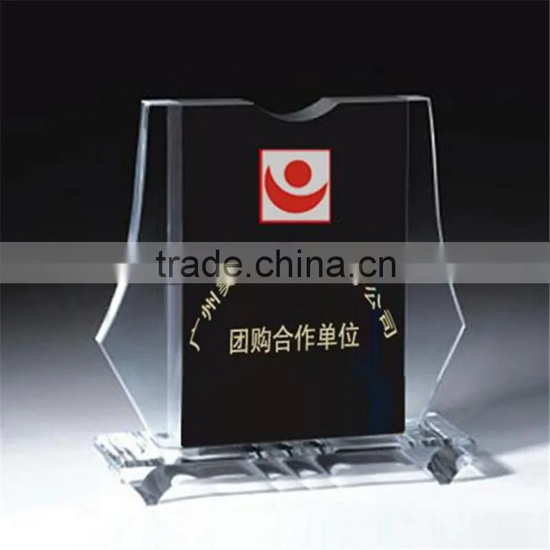 customized shaped acrylic display trophy for soldier