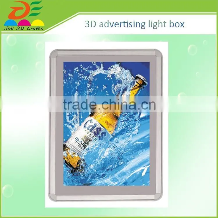 custom print business ceter square 3D light box