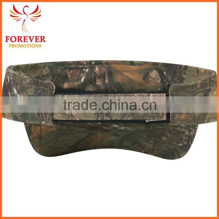 Hot Selling Fashion Camouflage Real Tree Cotton Sweatband Visor