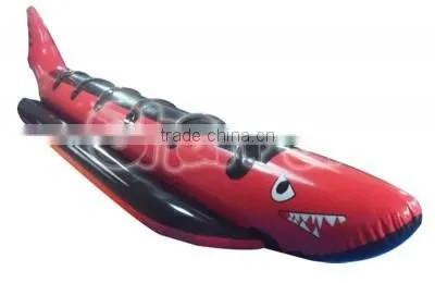 2016 water toys water fish boat/kids jumping toys/inflatable water toys