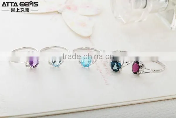 925 silver ring narutal gemstones ring