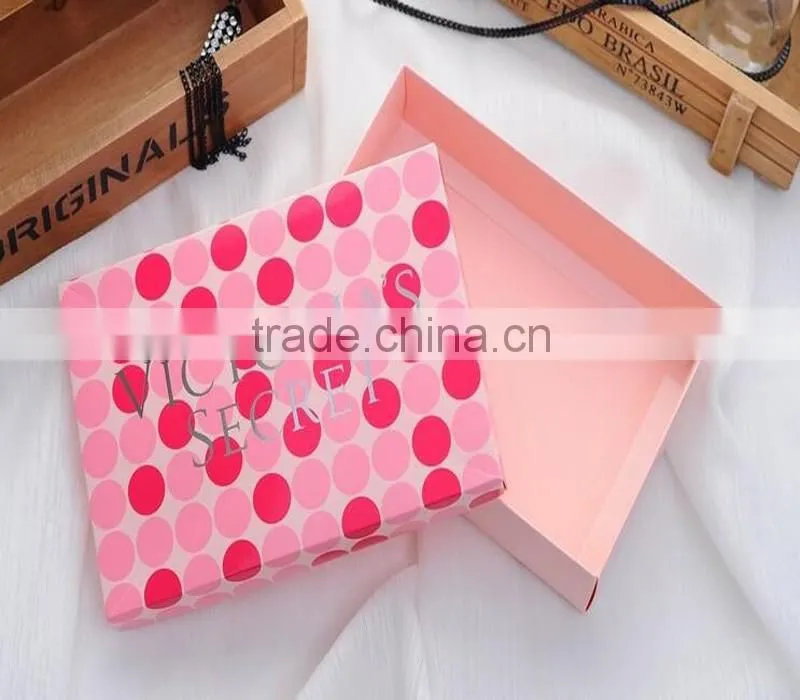 paper box with lid / hot stamping paper box