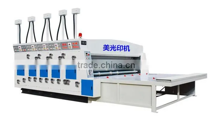 Semi automatic Printing and Slotting Die Cutting for Carton Box