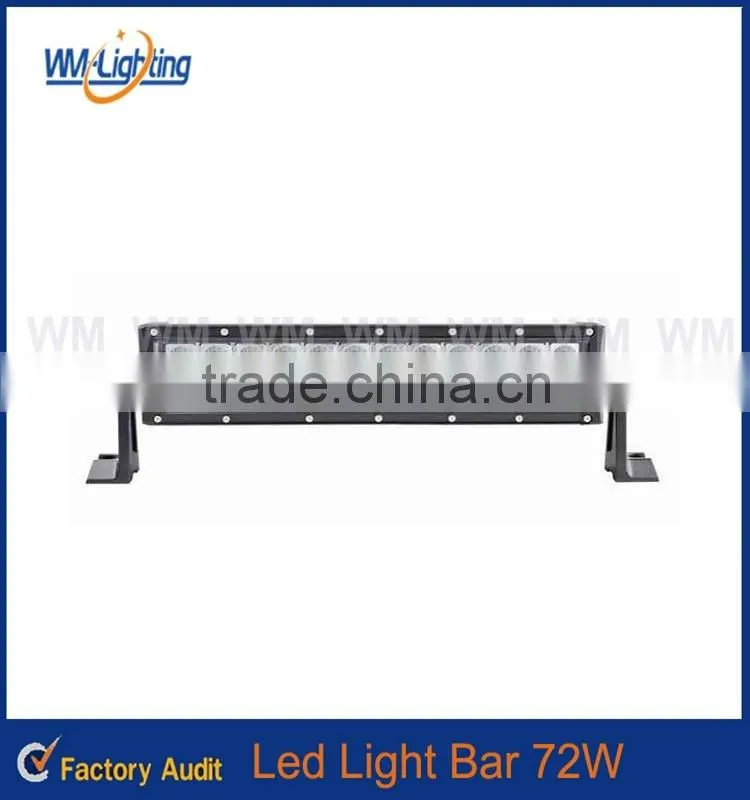 12 inch OFF ROAD LED BAR FLOOD LIGHT,WATERPROOF 72W C REE LED LIGHT BAR