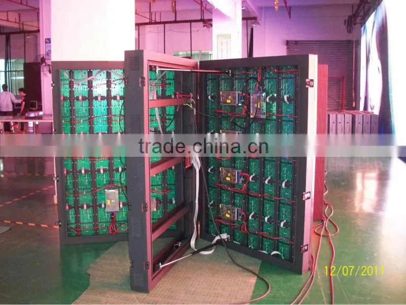 P10 double sides led display for outdoor