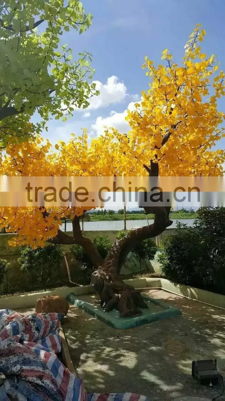 Factory Directly Sale Outdoor And Indoor Decorative Artificial Oak Tree,Fiberglass Artificial Oak Tree Branches And Leaves