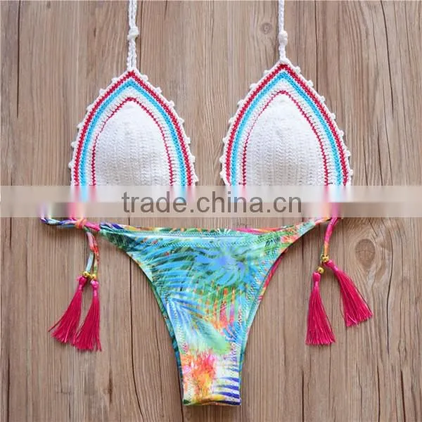 Wholesale High Quality One piece Sexy Handmade Crochet Bikini