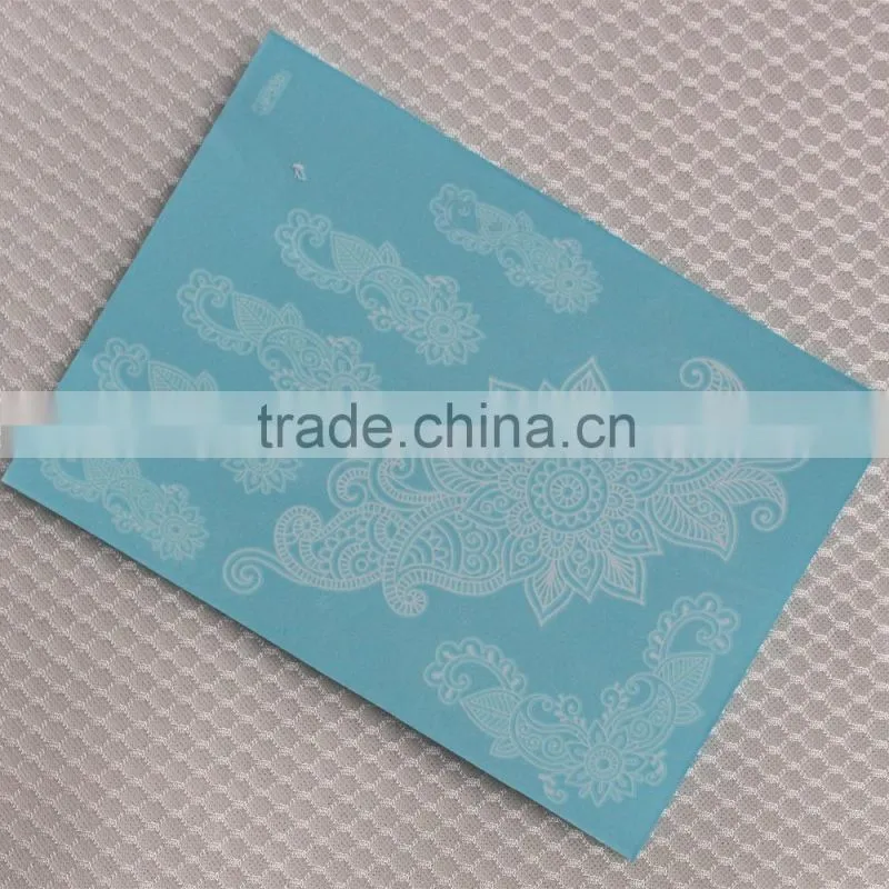 Adhesive Body Jewelry White Tattoo Sticker