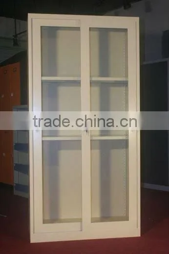 KFY-CB-15 Laboratory Steel Glass Door Storage Cabinet