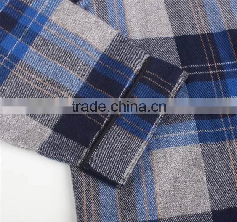 fine yarn dye plaid kids cotton pajama set
