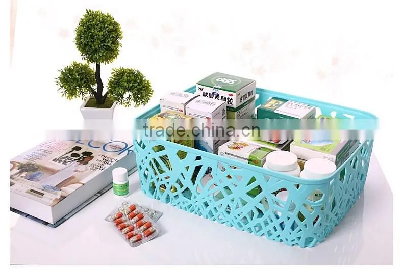 Hollow colorful Storage basket made in china