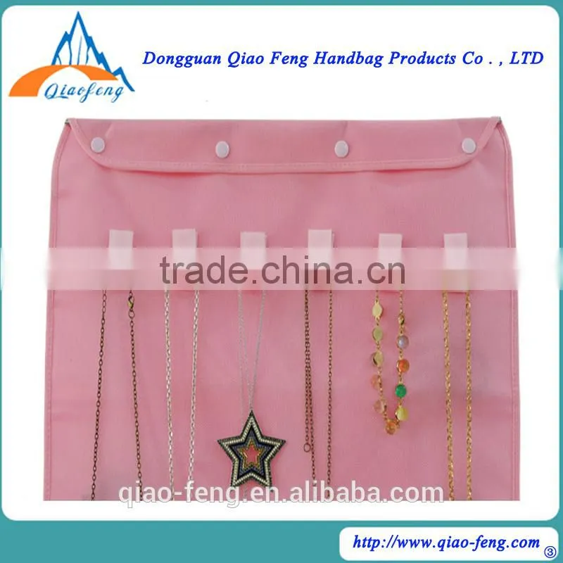 FASHION HANGING FOLDING COSMETIC BAG JEWELRY ORGANIZER BAG