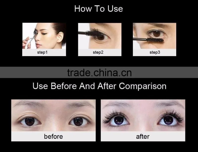 Long lasting curling length mascara extension Mascara 3d fiber lash mascara