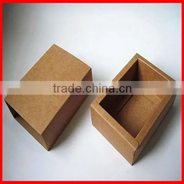 Craft Brown Kraft Paper Drawer Box Gift Packing Wholesale