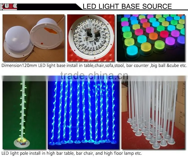 16 colors light illuminated led mobile bar counter for event
