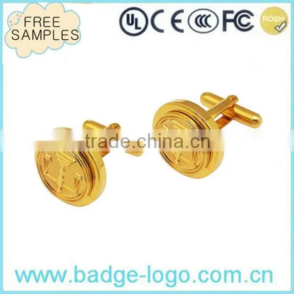 make custom brass cufflinks