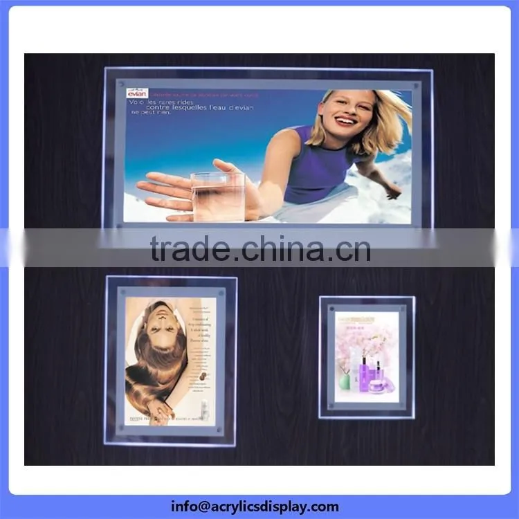 Factory professional poster acrylic led light box