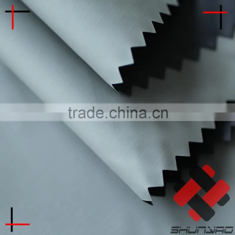 300T nylon ripstop fabric laminated waterproof and breathable for high class raincoat