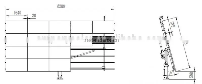 Two axis solar tracking system 5KW