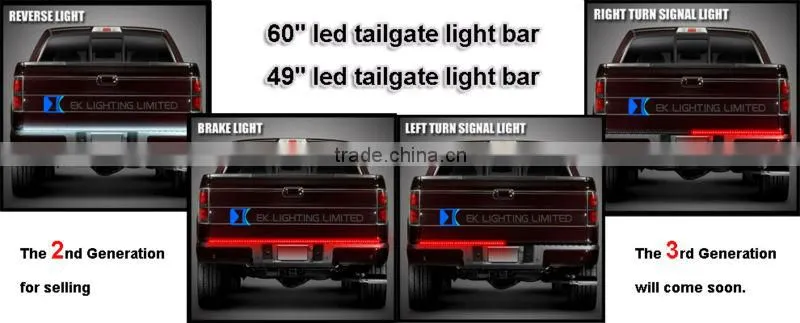 LED Tailgate Fire Strip Brake Light led pickup trucks tailgate light bar/led truck tailgate lights