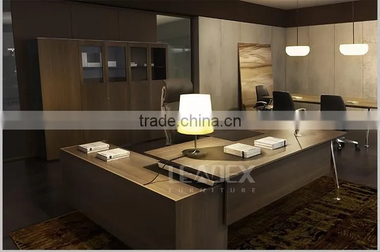 latest design hot sale manager desk with alum frame