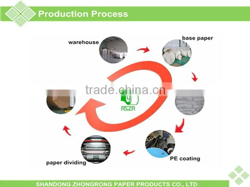PE coated duplex board for box