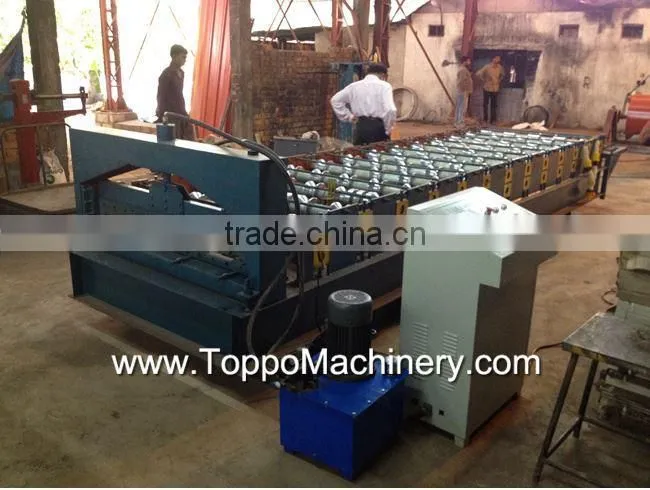 European Standard Color Steel Roofing Sheet Making Machine Made in China