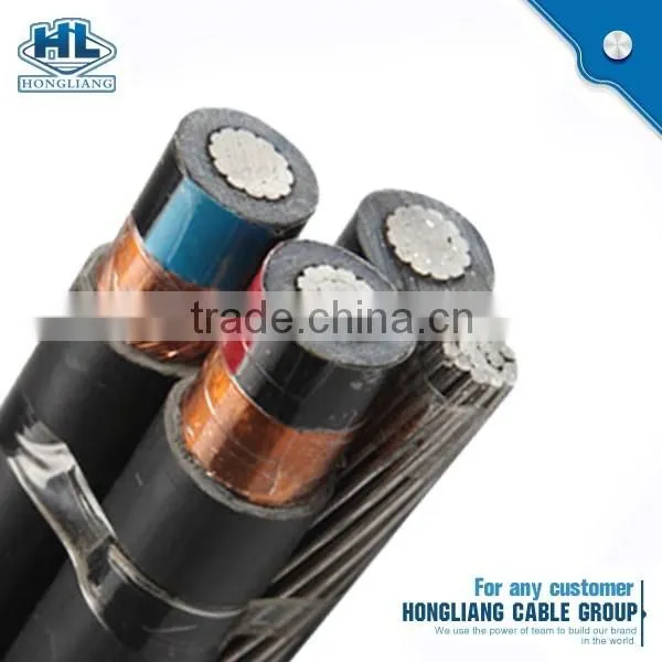 33KV Multi-conductor Melita Electrical Power Aerial Bundel Cable Aluminum Wire ABC Cable