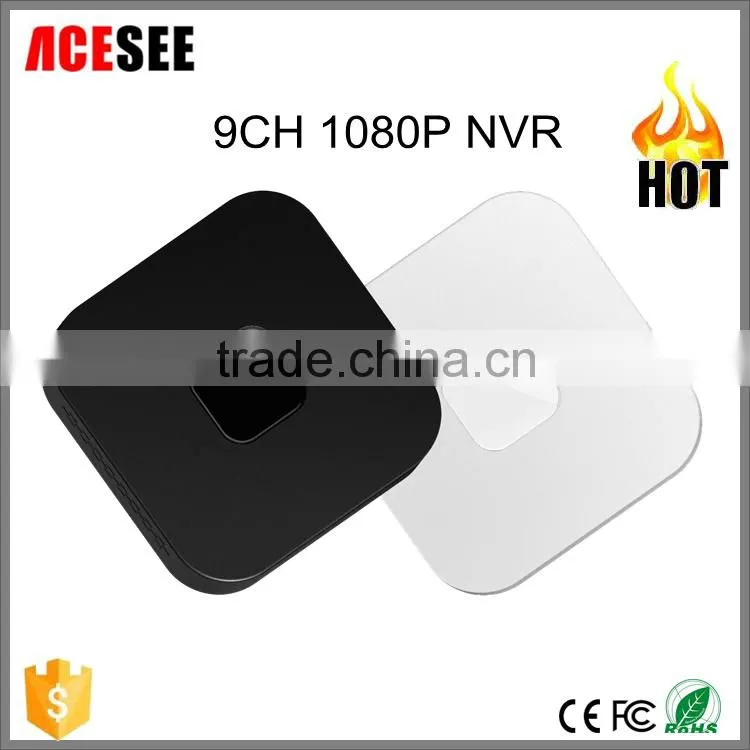 2016 ACESEE home security system cctv H.264 9CH 1080P POE NVR P2P NVR for IP Camera AS-N0910D