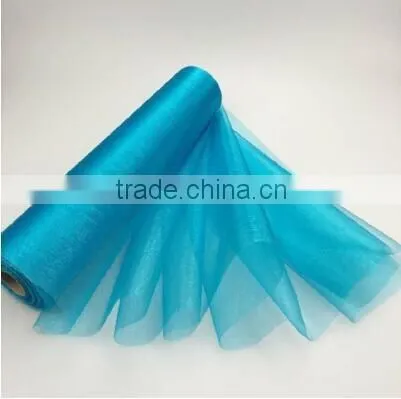 25M X 29CM Organza Roll Sash Chair Bows Table Runner Sashes Swags For Wedding