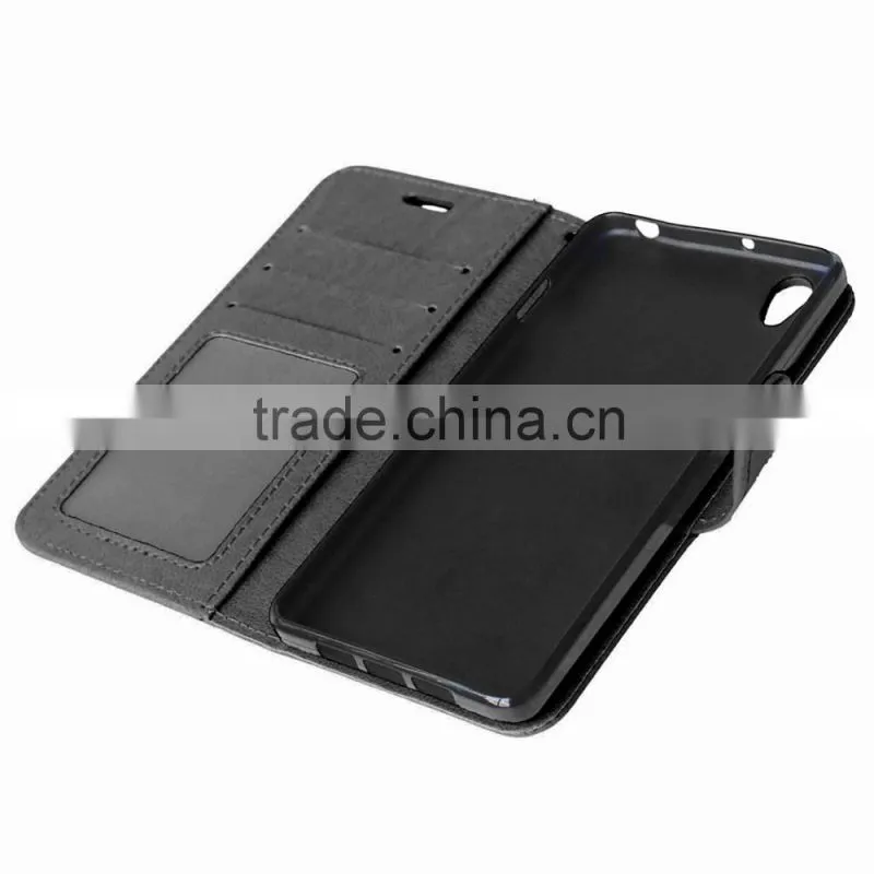 Hot sale PU Cell Phone Wallet Flip Cover for OnePlus X