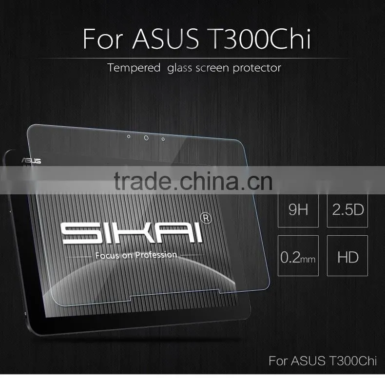 Sikai Perfect fit Anti Explosion 2.5D Surface Water Proof Tempered Glass Screen Protector For ASUS T300 Chi Tablet Screen Film