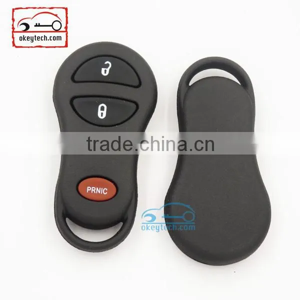 Best price 3 buttons remote key cover for chrysler key case with battery holder