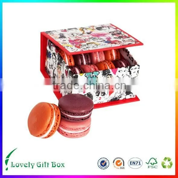 Paper food grade cardboard macaron box