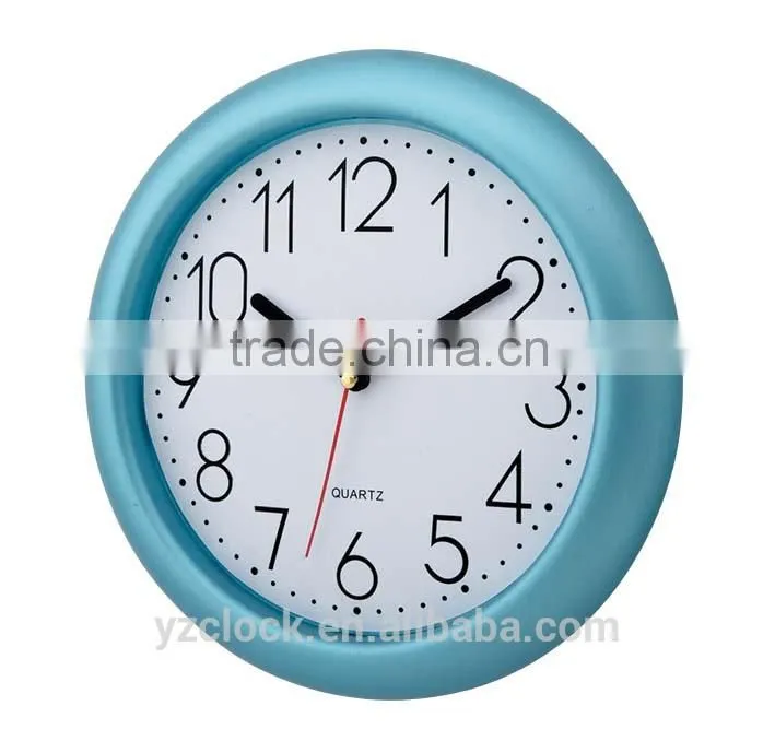 Good Quanlity Silent wall clocks 10" cheap plastic clock YZ-3504B