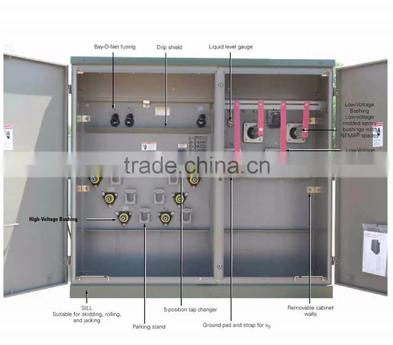 13.8kV Pad-Mounted Transformer, Three-Phase Distribution Transformers