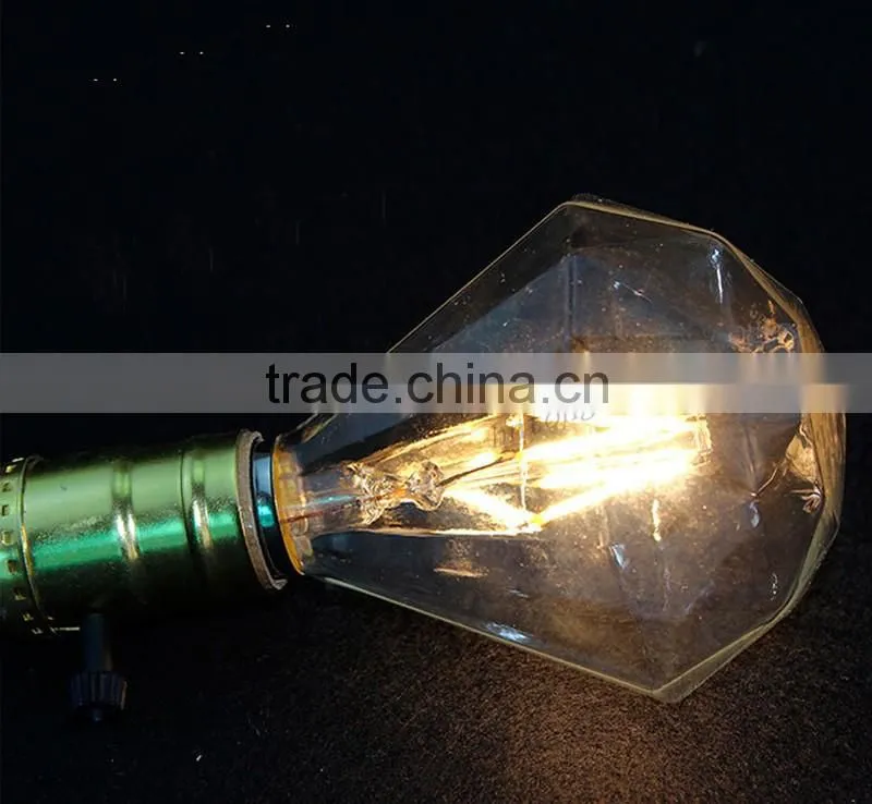 New Design D95 Led Bulb 3W Led Filament Light Bulb E27 Diamond Vintage Light Bulb