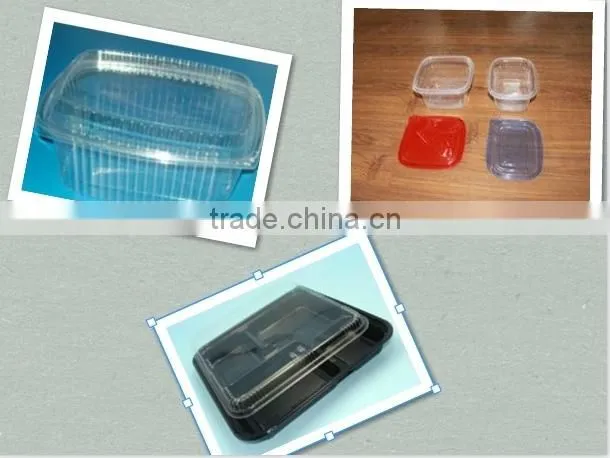 Thermoforming Machine with forming-cutting-stacking, vacuum thermoforming machine