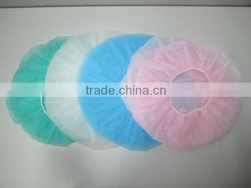 12g non-woven fabric disposable red surgical mop cap