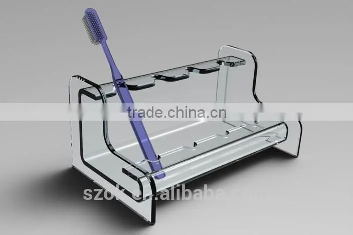 High claer acrylic custom handmade bathroom display wholesale
