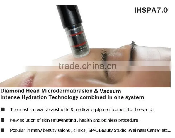 2015 Hot!!! hydra diamond dermabrasion facial skin cleansing machine