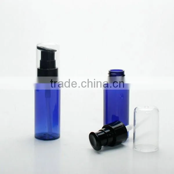 Treatment pump PET Bottle 30ml Blue Clear