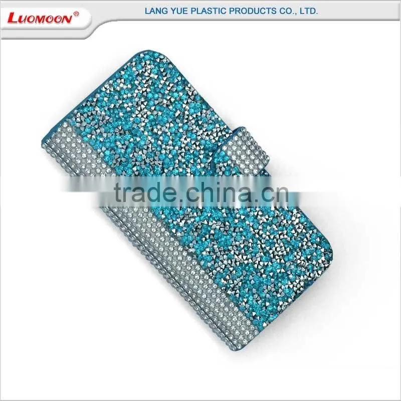 diamond wallet leather phone case cover for huawei ascend y g d u 8825 100 200 330