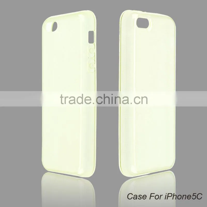 New product clear tpu gel phone cases for iphone 5c